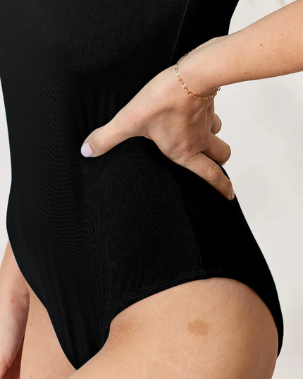 Basic Bae Full Size Round Neck Short Sleeve Bodysuit