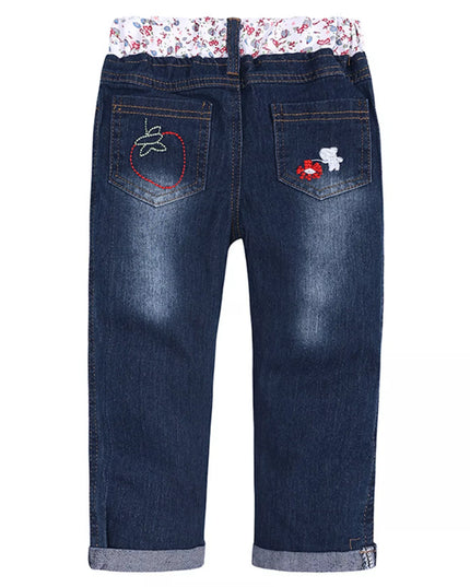 Children's Round Neck Top and Jeans Set