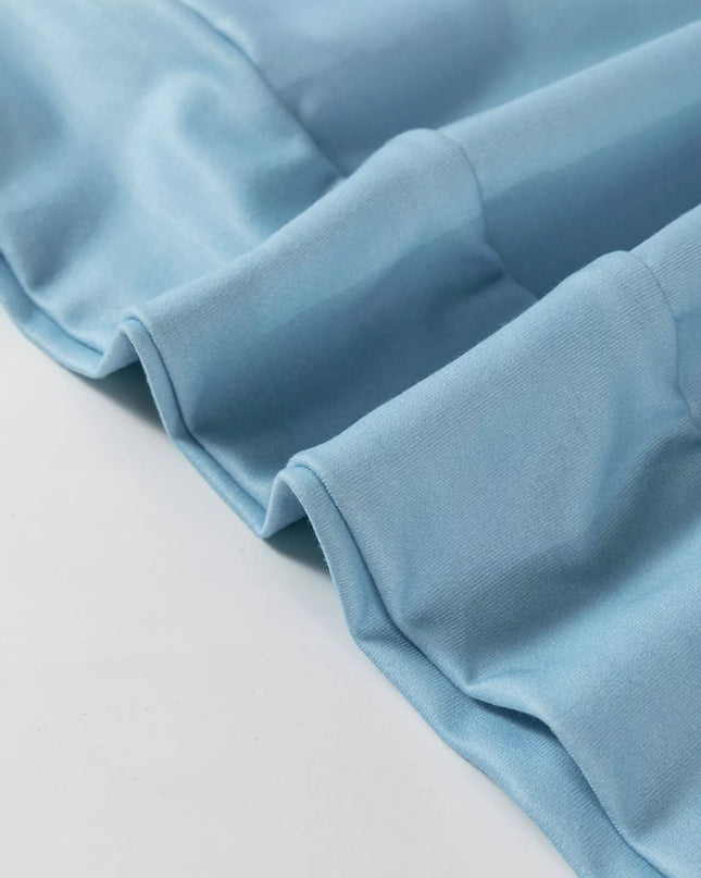 Color Block Drop Shoulder Long Sleeve Top