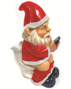 Red Dwarves Go To The Toilet And Play With Their Mobile Phones.
