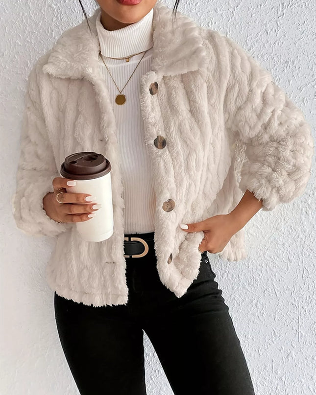 Cozy Fleece Button-Up Outerwear