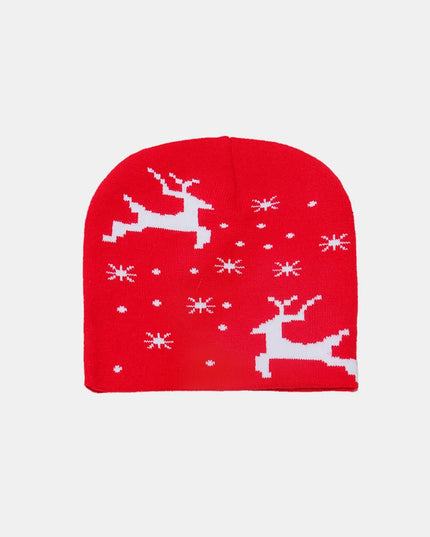 Christmas Pattern Knit Hat Style B One Size