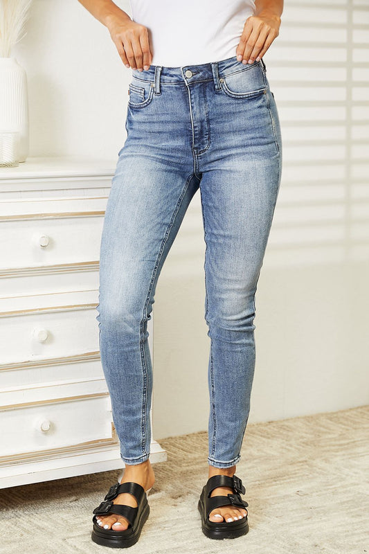 Judy Blue Full Size High Waist Tummy Control Vintage Skinny Jeans Medium