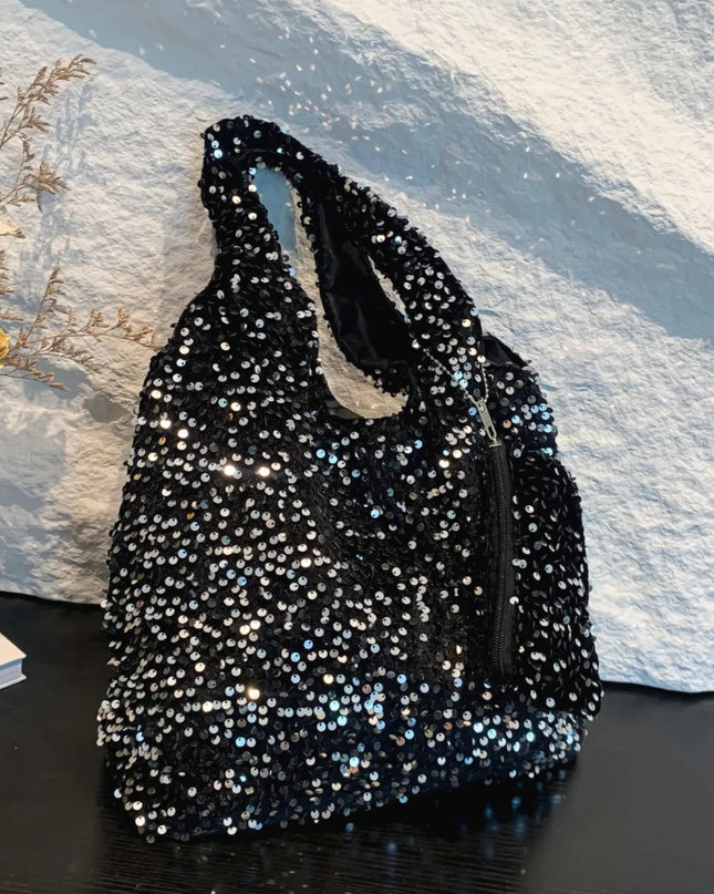 Sequin Polyester Handbag 