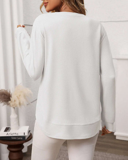 Long Sleeve Round Neck T-Shirt