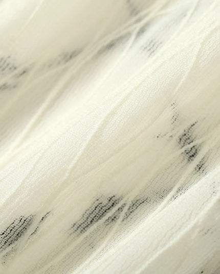 Men's Abstract Print Button-Up Shirt