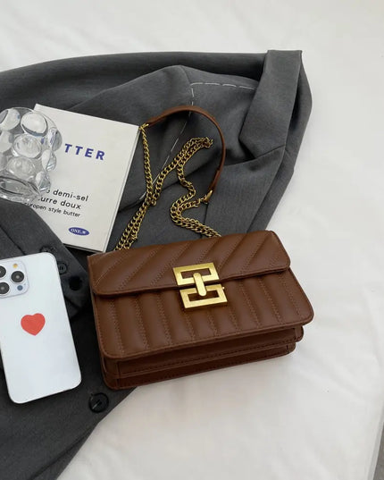 PU Leather Crossbody Bag 