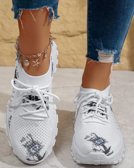 Round Toe Platform Athletic 