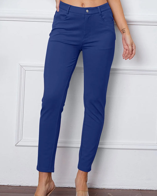 StretchyStitch Pants by Basic Bae Royal Blue