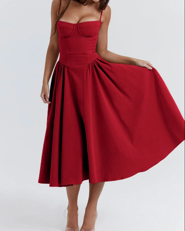 Ruched Sweetheart Neck Cami Dress