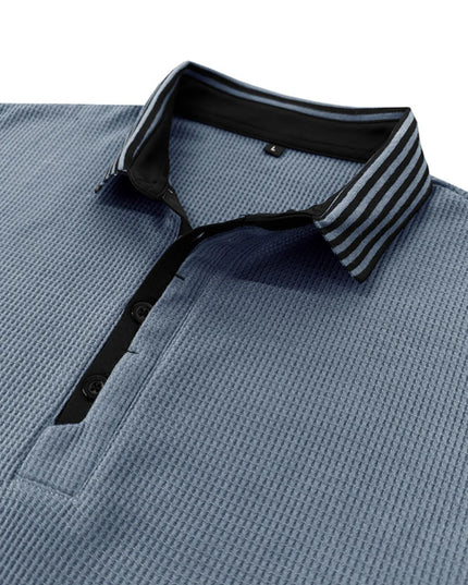 Men's Classic Textured Golf Polo Shirt