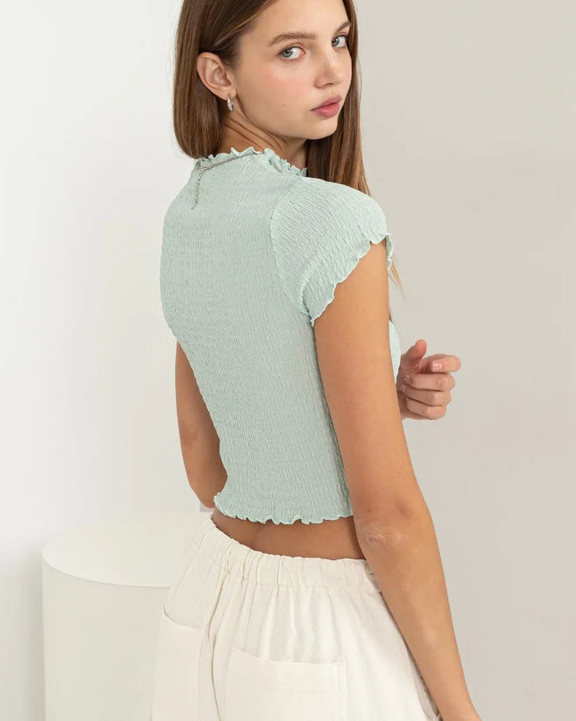 HYFVE Lettuce Hem Crop Top