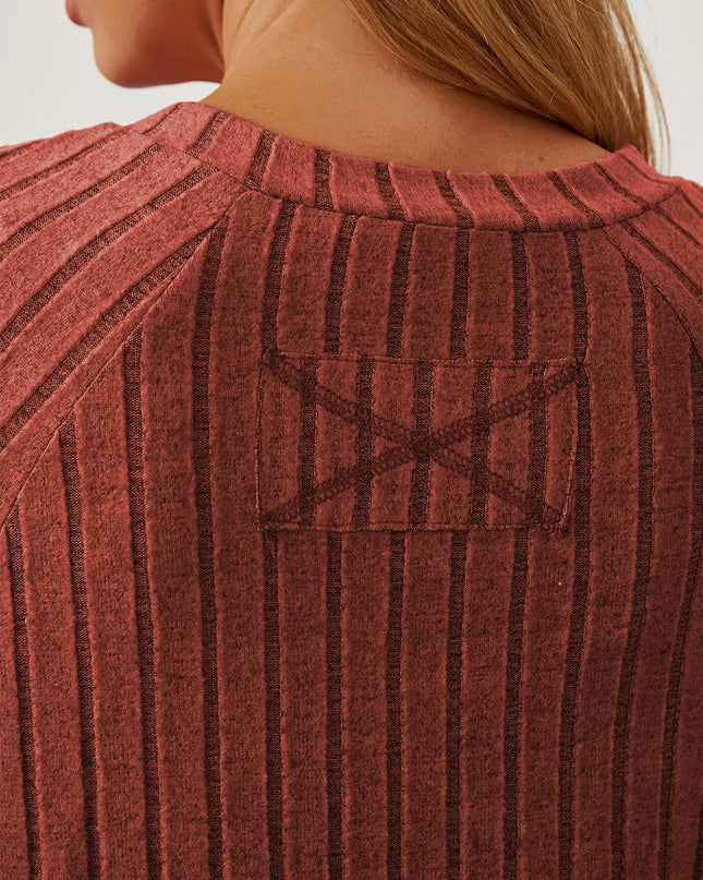 Basic Bae Full Size Ribbed Thumbhole Sleeve T-Shirt