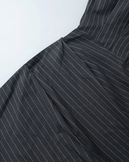 Striped Long Sleeve Shirt Dress