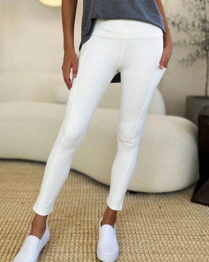 Wide Waistband Sports Leggings 