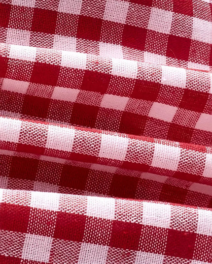 Gingham Check Peplum Cami Top