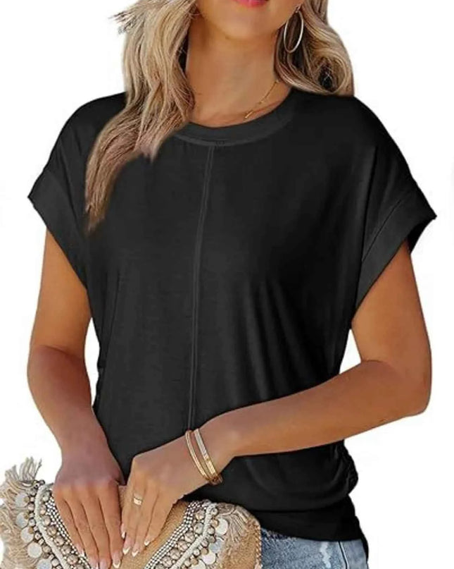 Round Neck Short Sleeve T-Shirt
