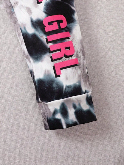 Children's Tie-Dye Hoodie & Pants Set