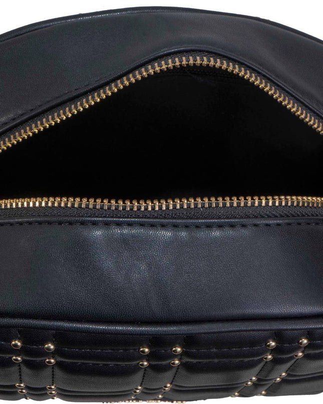 Ellen Tracy Studded Smooth Dome Quilted Crossbody