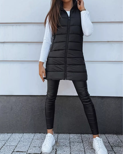 Zip Up Hooded Winter Coat