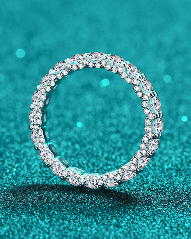 Charmed Moissanite Ring