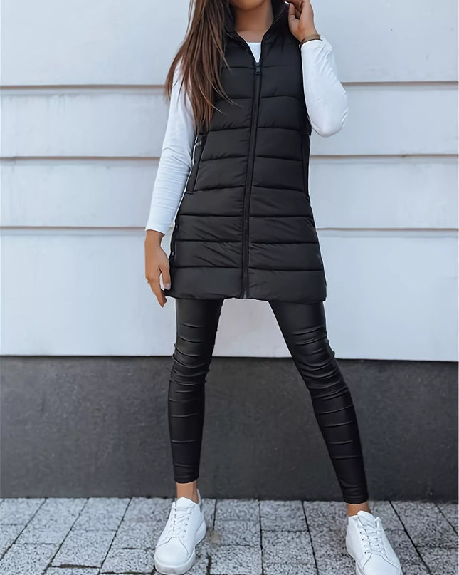 Zip Up Hooded Winter Coat