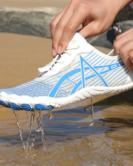 Elastic Lock Laces Mesh Breathable Hike Footwear 