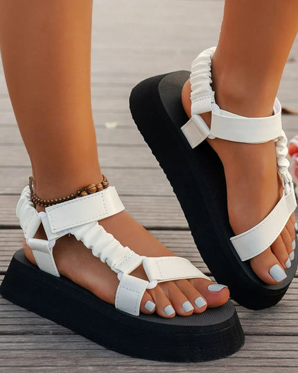Open Toe Platform Sandals 