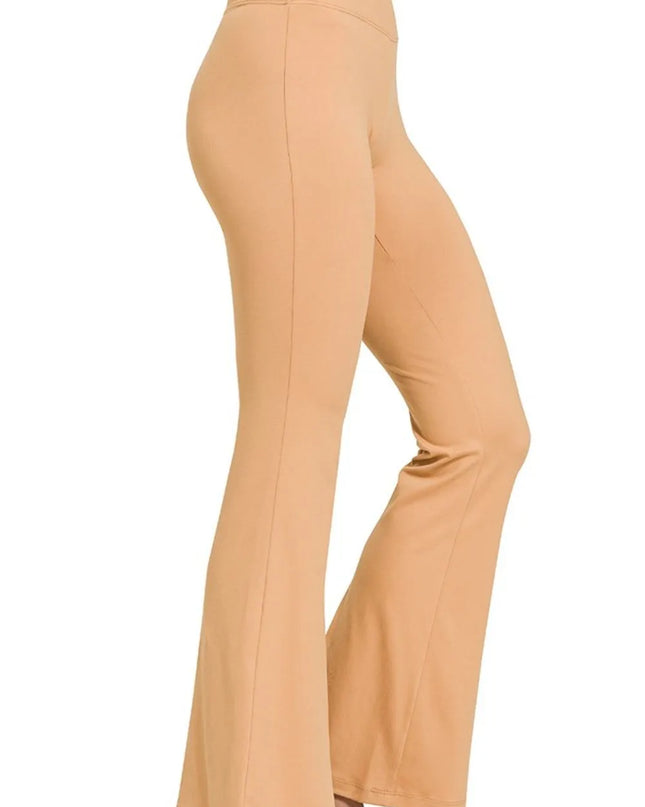 Zenana Buttery Soft Flare Leg High Waist Yoga Pants
