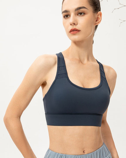 Scoop Neck Long Sports Bra 