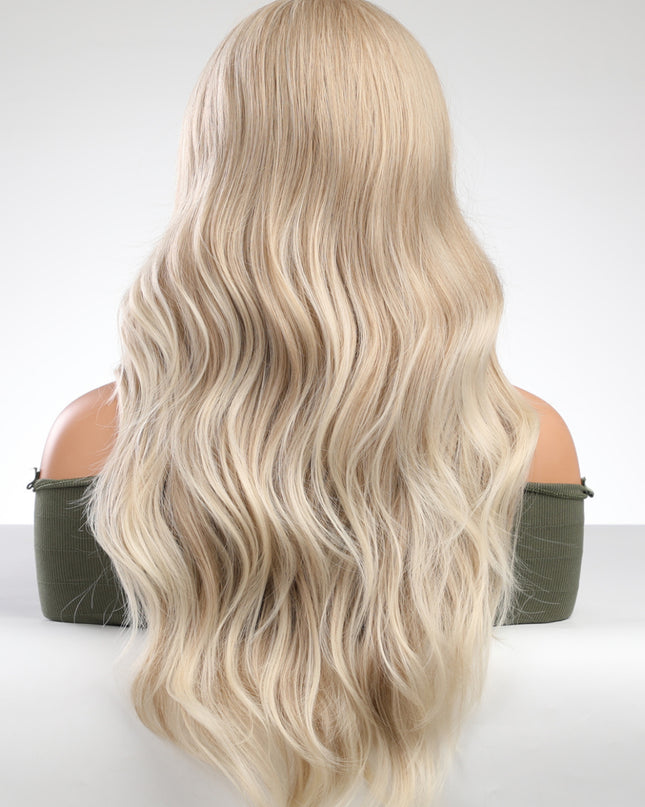 13*2" Lace Front Wigs Synthetic Long Wave 25" 150% Density