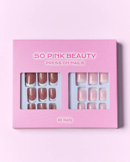 SO PINK BEAUTY Press On Nails 2 Packs 