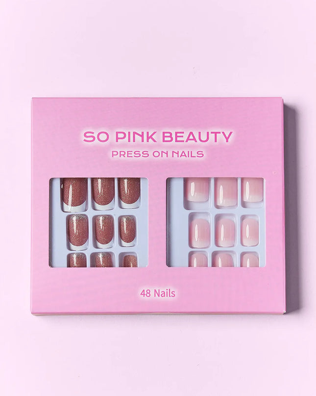 SO PINK BEAUTY Press On Nails 2 Packs 