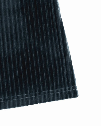 High-Waisted Ribbed Velvet Flare Pants