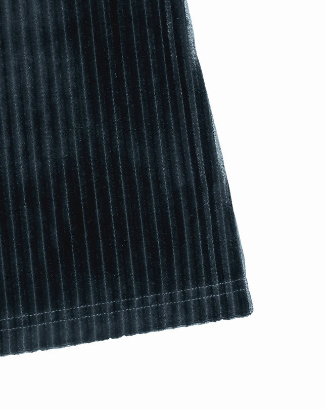 High-Waisted Ribbed Velvet Flare Pants