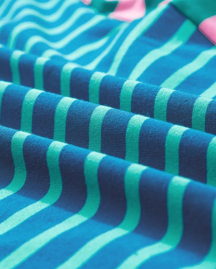 Colorful Striped Oversized T-Shirt