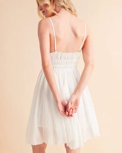 Aemi+Co Lace Detail Mini Cami Dress 