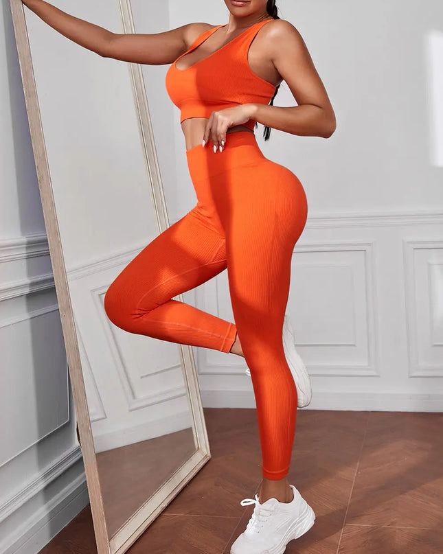 Sport Tank and Leggings Set 