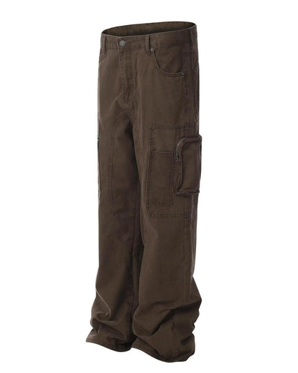 Men's Cargo Jeans with Multi-Pocket