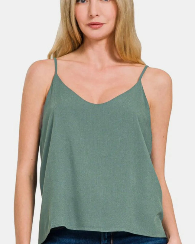 Zenana Two Layered Spaghetti Strap Cami