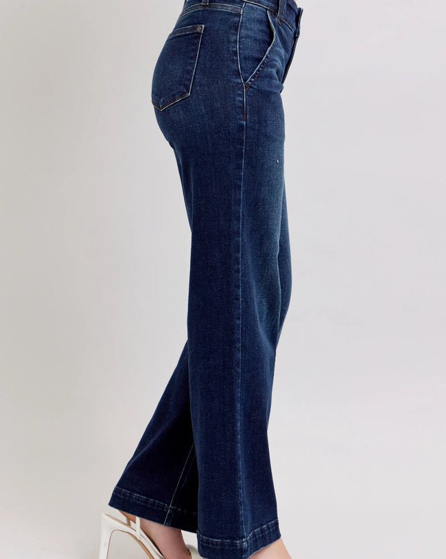 Judy Blue High-Waisted Wide Leg Jeans