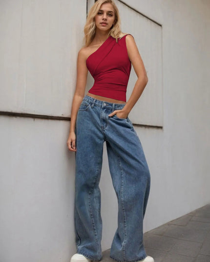 One-Shoulder Tank Top 