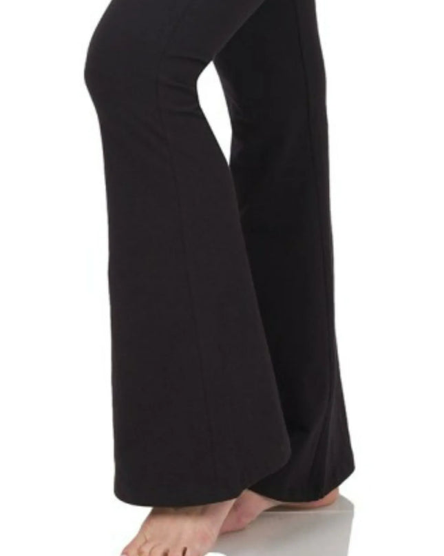 Zenana Wide Waistband Yoga Flare Pants