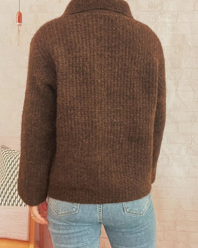 Lace Up Long Sleeve Sweater