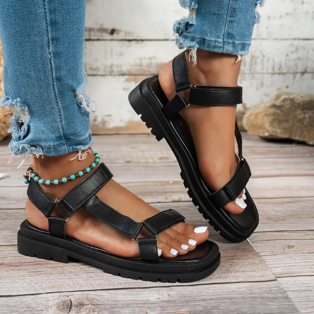 Open Toe Platform Sandals
