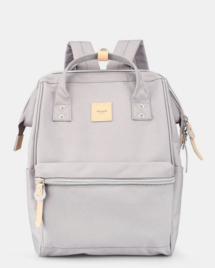 Himawari Water Resistant Canvas Backpack Bag with Side Pockets Light Lavender One Size