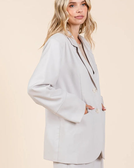 Mittoshop Boyfriend Fit Blazer Jacket