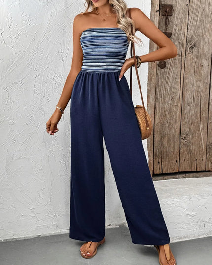 Tube Wide Leg Jumpsuit
