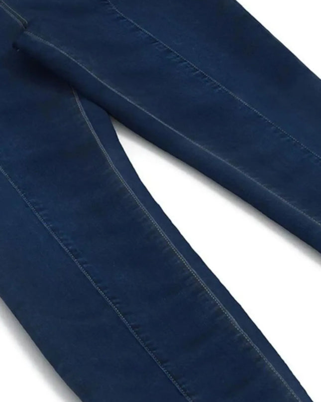 Full Size High-Waisted Double-Breasted Skinny Jeans Plus Size