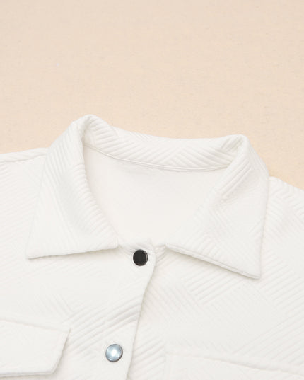 Snap Down Collared Jacket